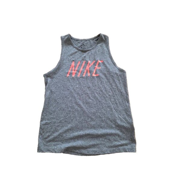 Nike Women's Dri-Fit Training Tank Top Heather Grey X-Small A001165 - Picture 2 of 8